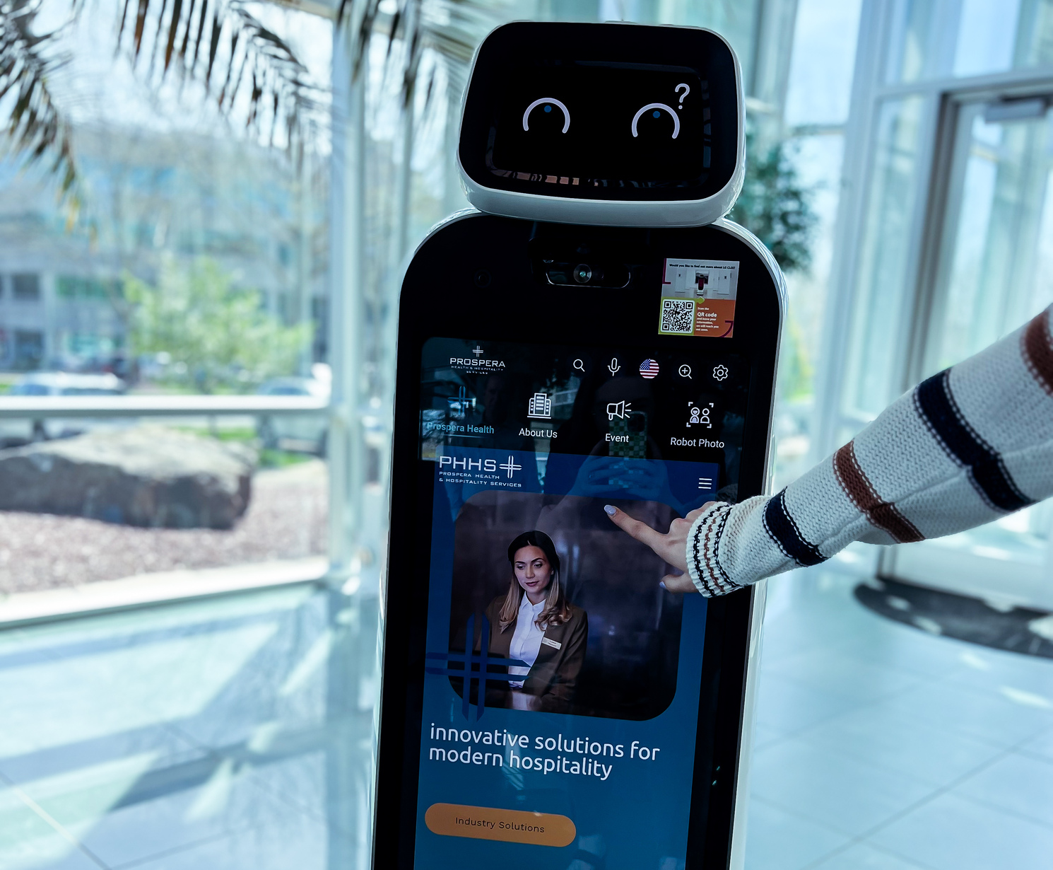 Guidebot Wayfinding, Delivery & Guest Experience Robot
